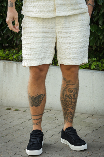Braddock Regular Waffle Shorts Egret