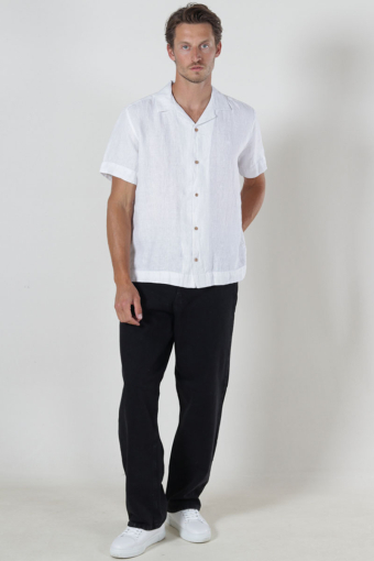Ayers SS loose Hemd Off White