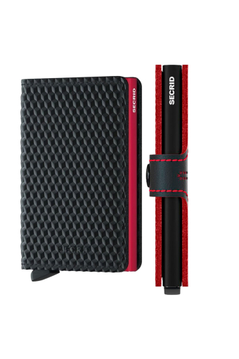 Slimwallet Cubic Black Red