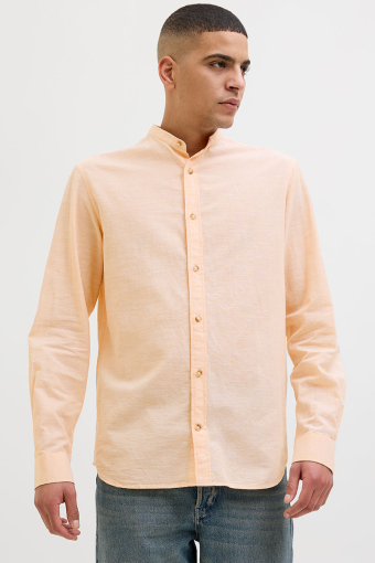 Summer Band Hemd LS Peach Parfait