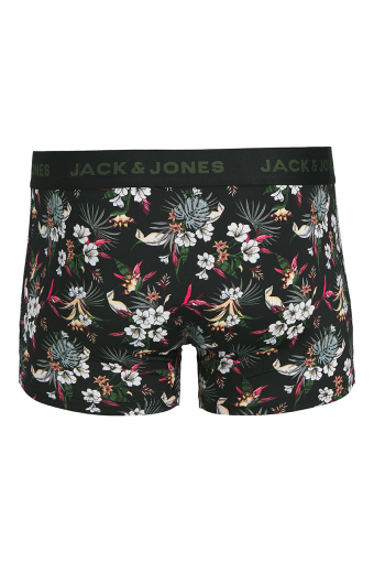 Flower Microfiber 3 Pack Trunks Black