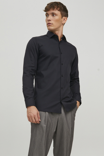 Parker Wrinkle Resistant Hemd LS Black