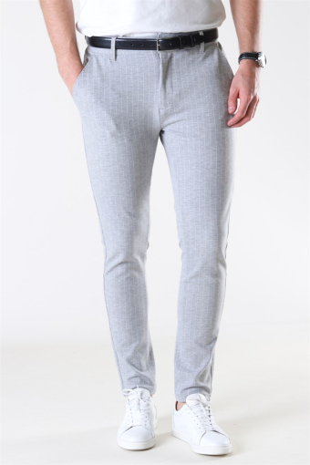 Ponte Roma Plain Light Grey Melange/White Pin