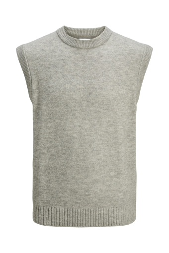Soho Ollie Knit Vest Light Grey Melange