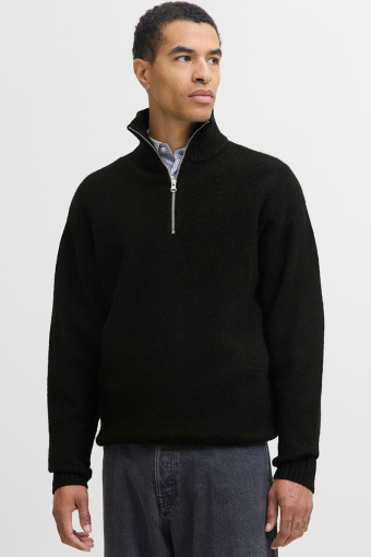 Soho Ollie Knit Half Zip Black