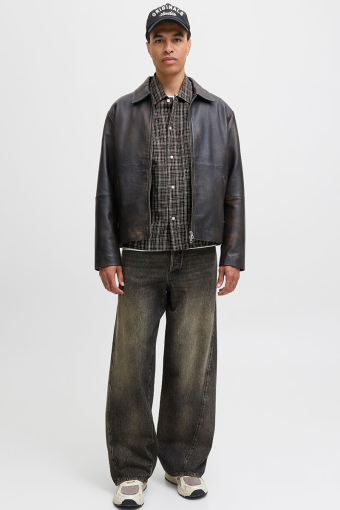 Austin Loose Fit Check Hemd Chocolate Torte