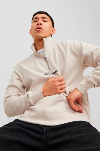 Vesterbro Sweat Half Zip Moonbeam