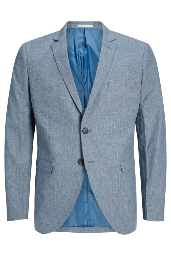 Riviera Linen Blazer Light Blue