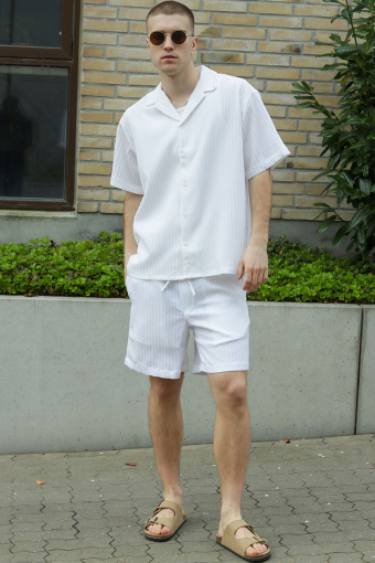 Massimo Resort Hemd SS White