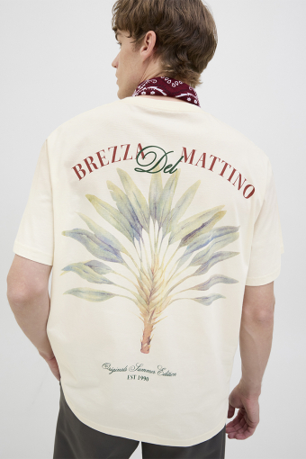Hydra Cutout Tee Antique White