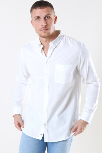 Johan Linen Hemd White