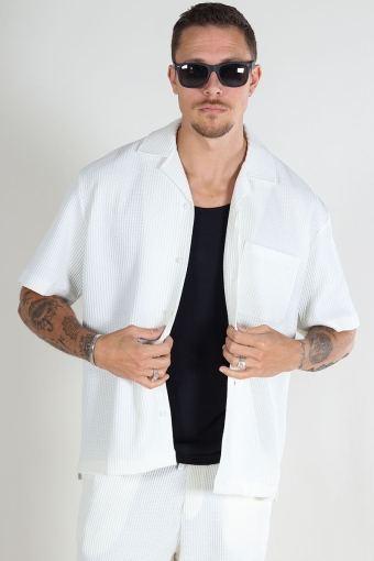 Boxy Casper Hemd Egret