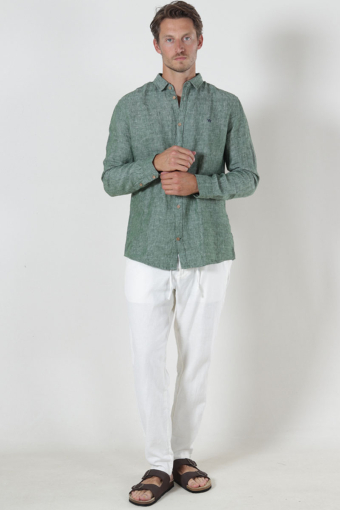 Ayers Ls Hemd Hedge Green