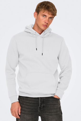 Ceres Hoodie Sweat Super Light Grey Melange