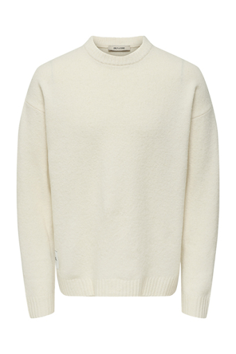 Page Relaxed Fit Crew Neck Gardenia