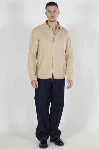 Enea Allan Linen Hemd LS Curds & Whey