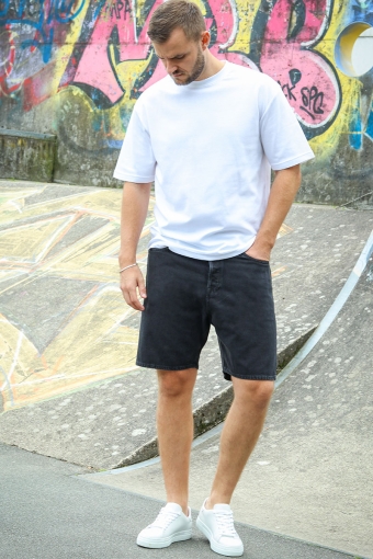 Tony Loose Fit Shorts 306 Black Denim