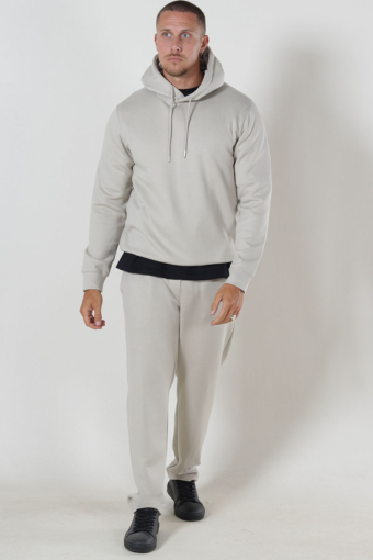 Luca Regular Fit Hoodie  Silver Lining