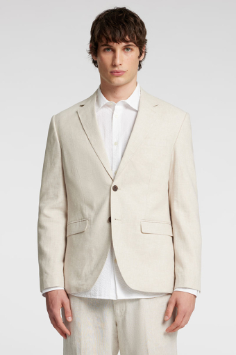 Malik Sun Regular Linen Blazer Oatmeal