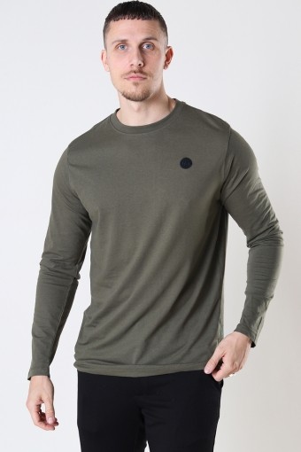 Timmi Organic/Recycled L/S t-Hemd Army