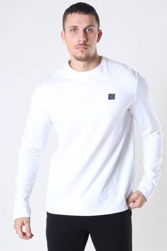 Basic Organic T-Hemd LS White