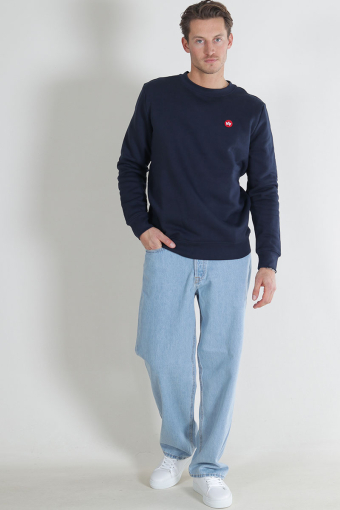 Lars Organic/Recycled Crew Sweat Sky Captain