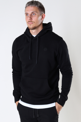 Lars Organic/Recycled hood sweat Black