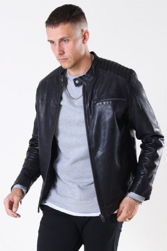 Fonda Leather Jacket Black