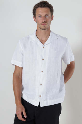 Ayers SS loose Hemd Off White
