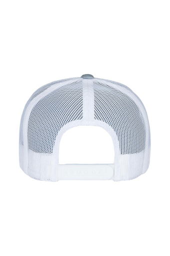 Retro Trucker Heather Grey / White