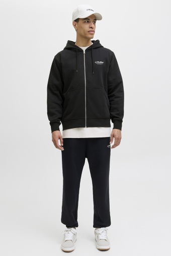 Soho Sweat Zip Hoodie Black