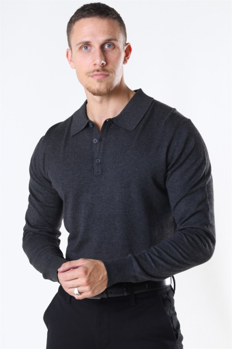 Acheletta Polo Stricken Charcoal Mix