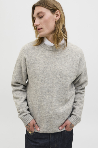 Soho Ollie Knit Crew Neck Light Grey Melange