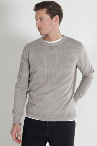 Hannes Cotton knit Sand mix