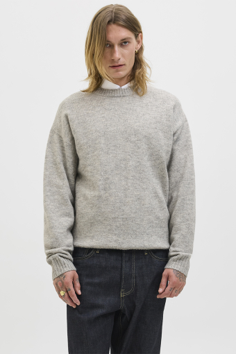 Soho Ollie Knit Crew Neck Light Grey Melange