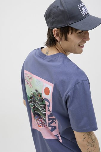 Osaka Relaxed Fit Tee Nightshadow Blue