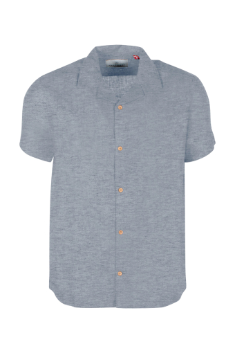 Ayers SS loose Hemd Federal Blue