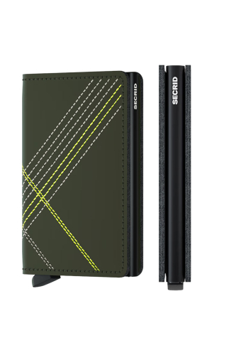 Slimwallet Stitch Linea Lime
