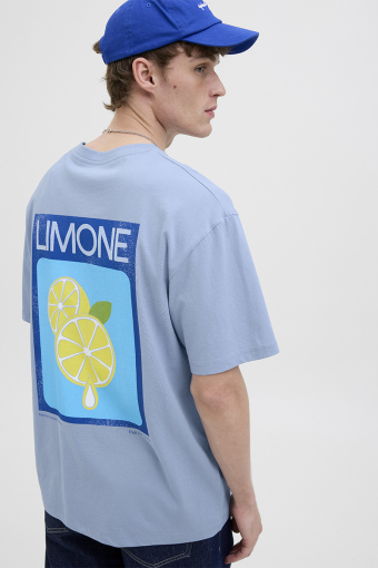 Limone Relaxed Fit Tee Subdued Blue