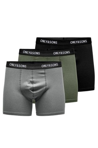 ONSFITZ SOLID COLOR TRUNK 3PACK3856 NOOS Olive Night