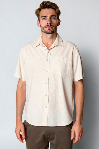 Luca Hemd SS Light beige