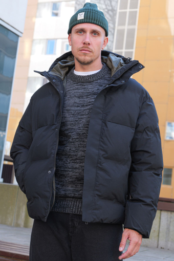 Alpha Puffer Jacket Black