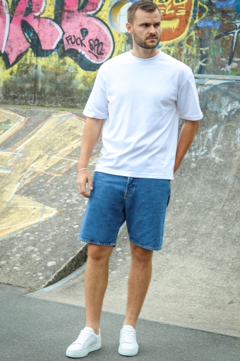 Tony Loose Fit Shorts 301 Blue Denim