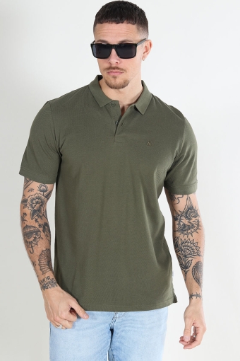 Basic Polo SS Olive Night