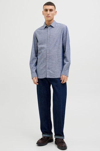 Summer Hemd LS Faded Denim