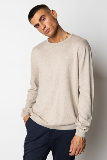 Claude crewneck knit Ecru Melange