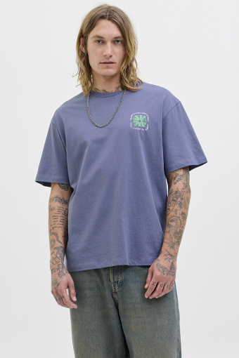Flower Market Relaxed Fit Tee Nightshadow Blue