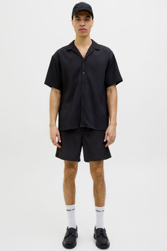Massimo Resort Hemd SS Black