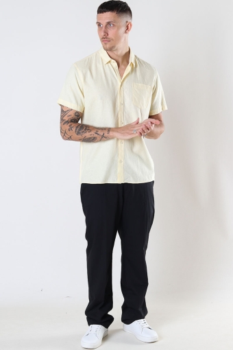 Allan SS Linen Hemd Anise Flower