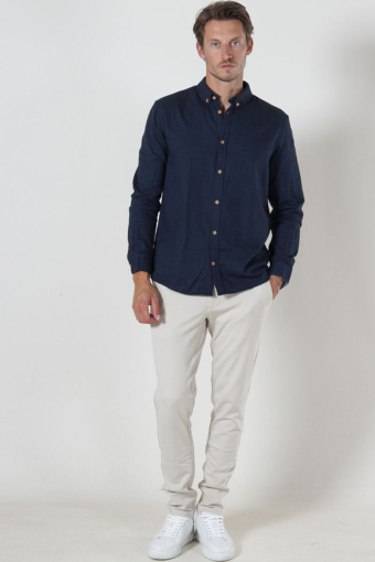 Johan Diego Cotton Hemd Sky Captain